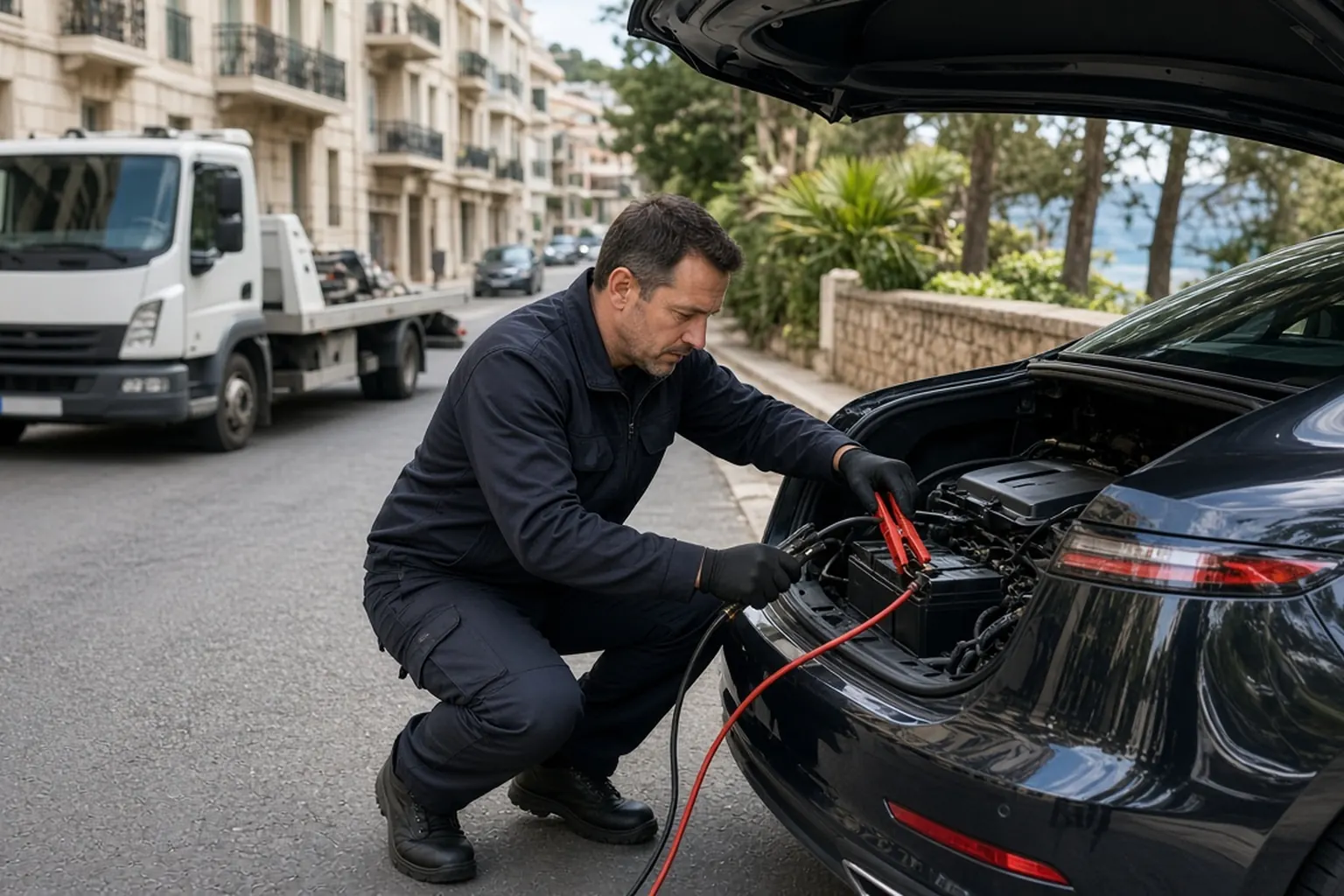 Dépannage sur place — batterie et assistance Nice